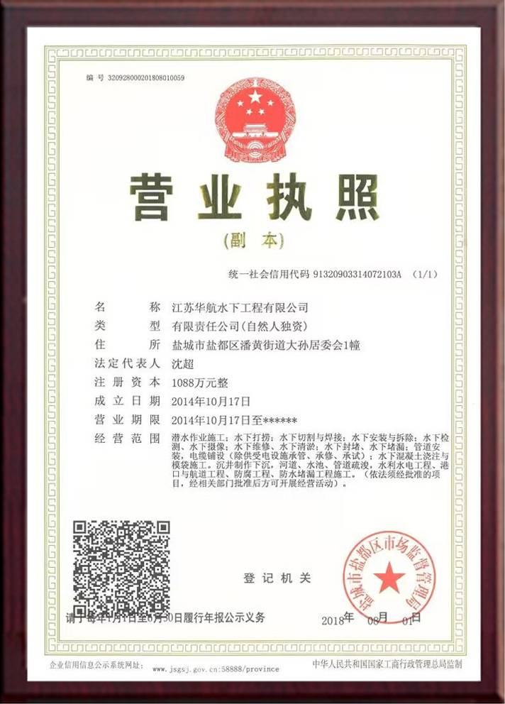 企業營業執照