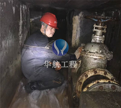 水廠取水頭部水下安裝