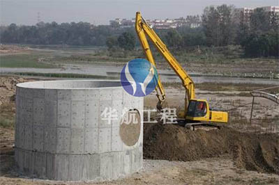 水下沉井作業